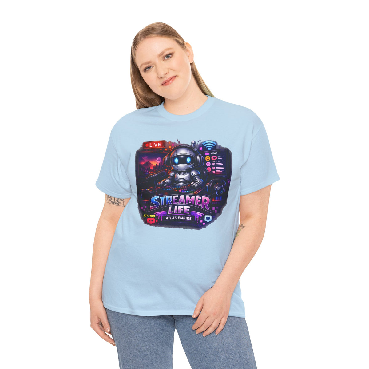 Streamer Life T-Shirt — Gamer Live Stream Graphic Tee