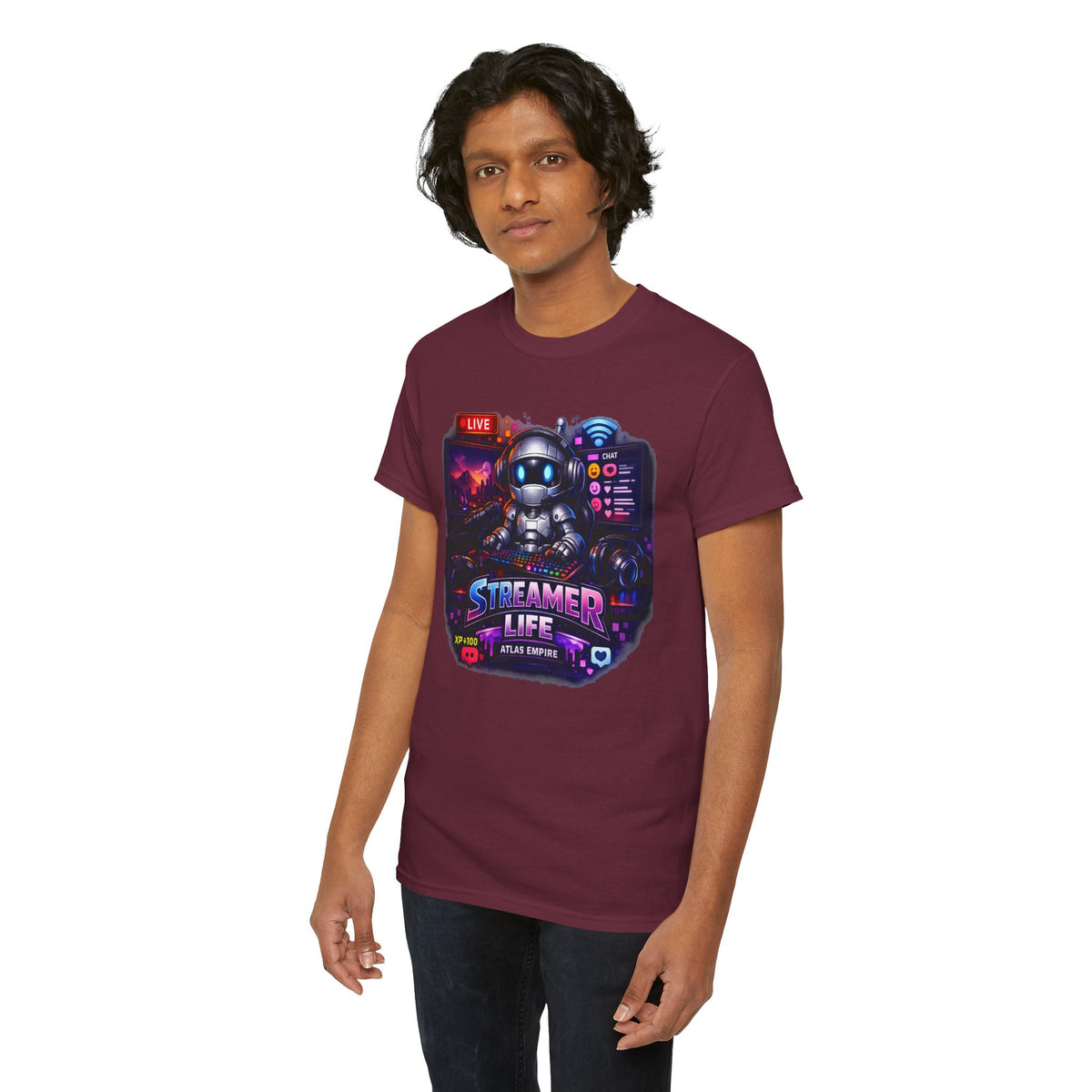 Streamer Life T-Shirt — Gamer Live Stream Graphic Tee