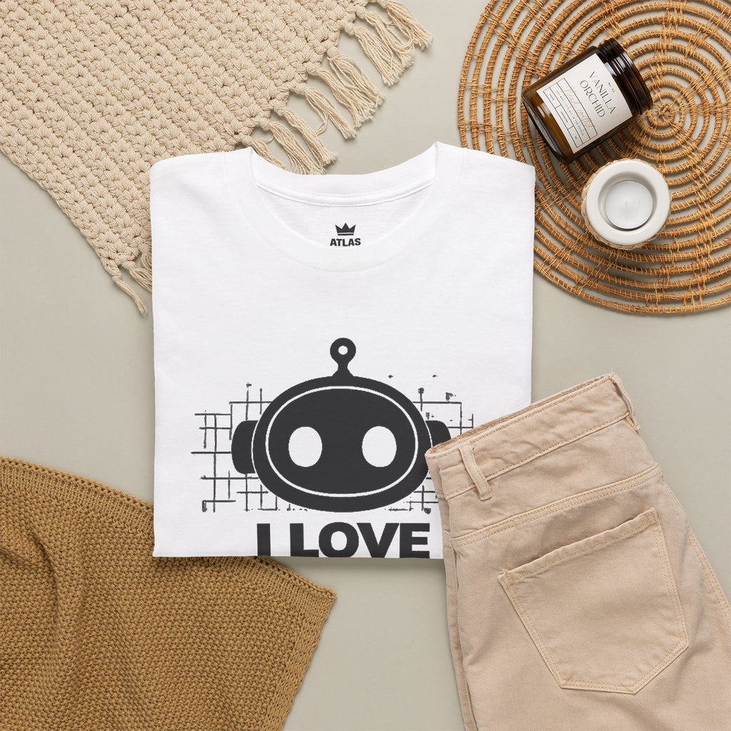 Robotics T-Shirt — "I Love Robotics" Tech STEM Tee for Coders & Makers