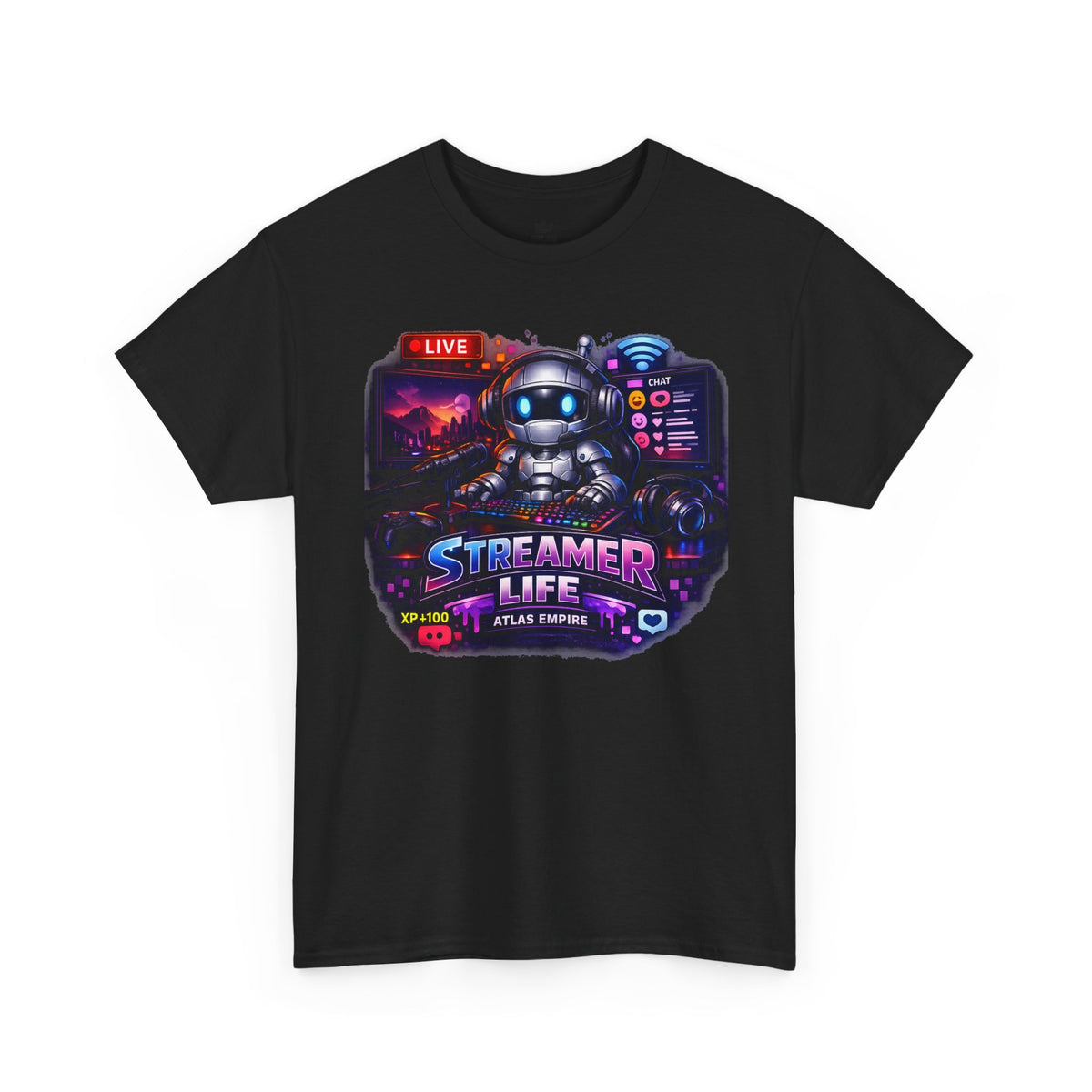 Streamer Life T-Shirt — Gamer Live Stream Graphic Tee