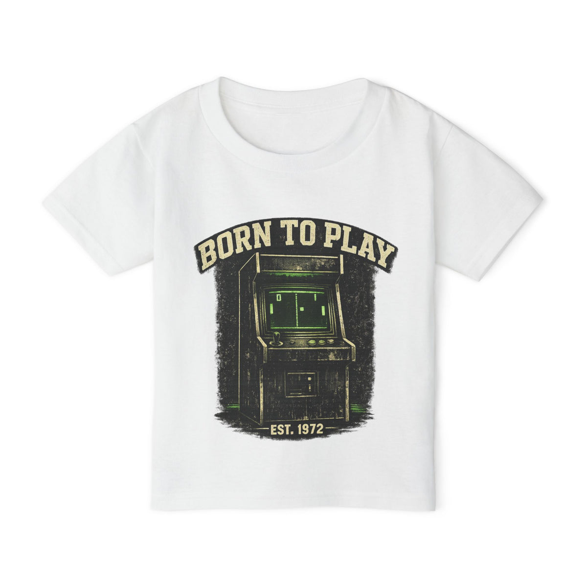Born to Play Arcade Toddler T-Shirt – Retro Gamer Design
