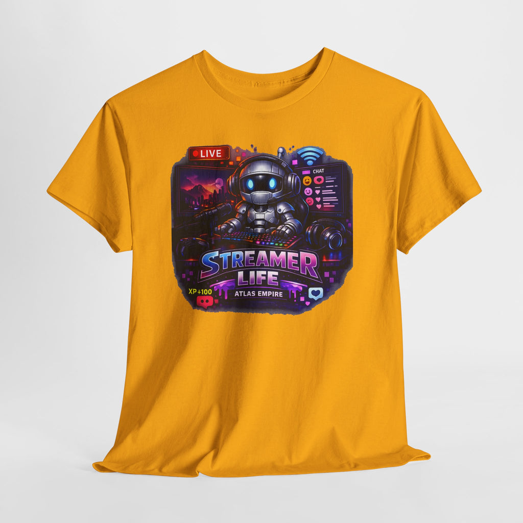 Streamer Life T-Shirt — Gamer Live Stream Graphic Tee