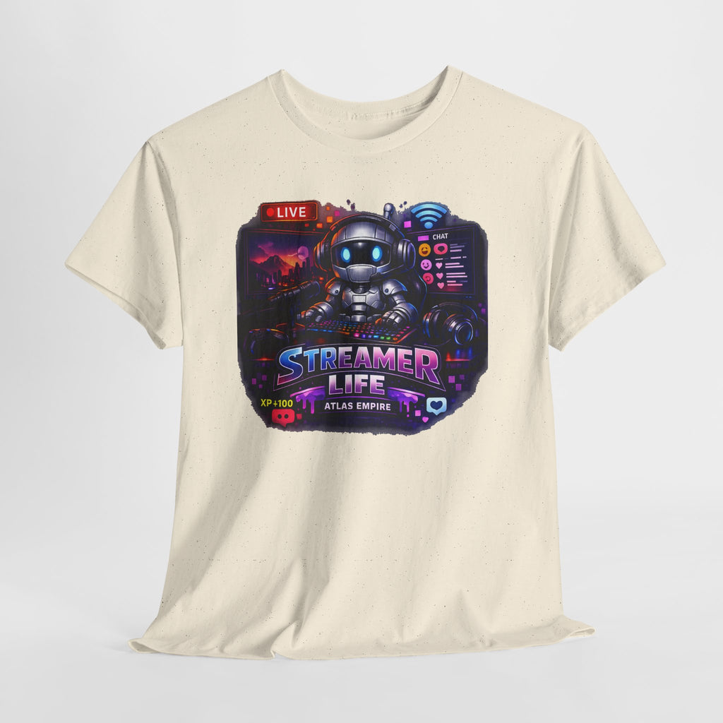 Streamer Life T-Shirt — Gamer Live Stream Graphic Tee