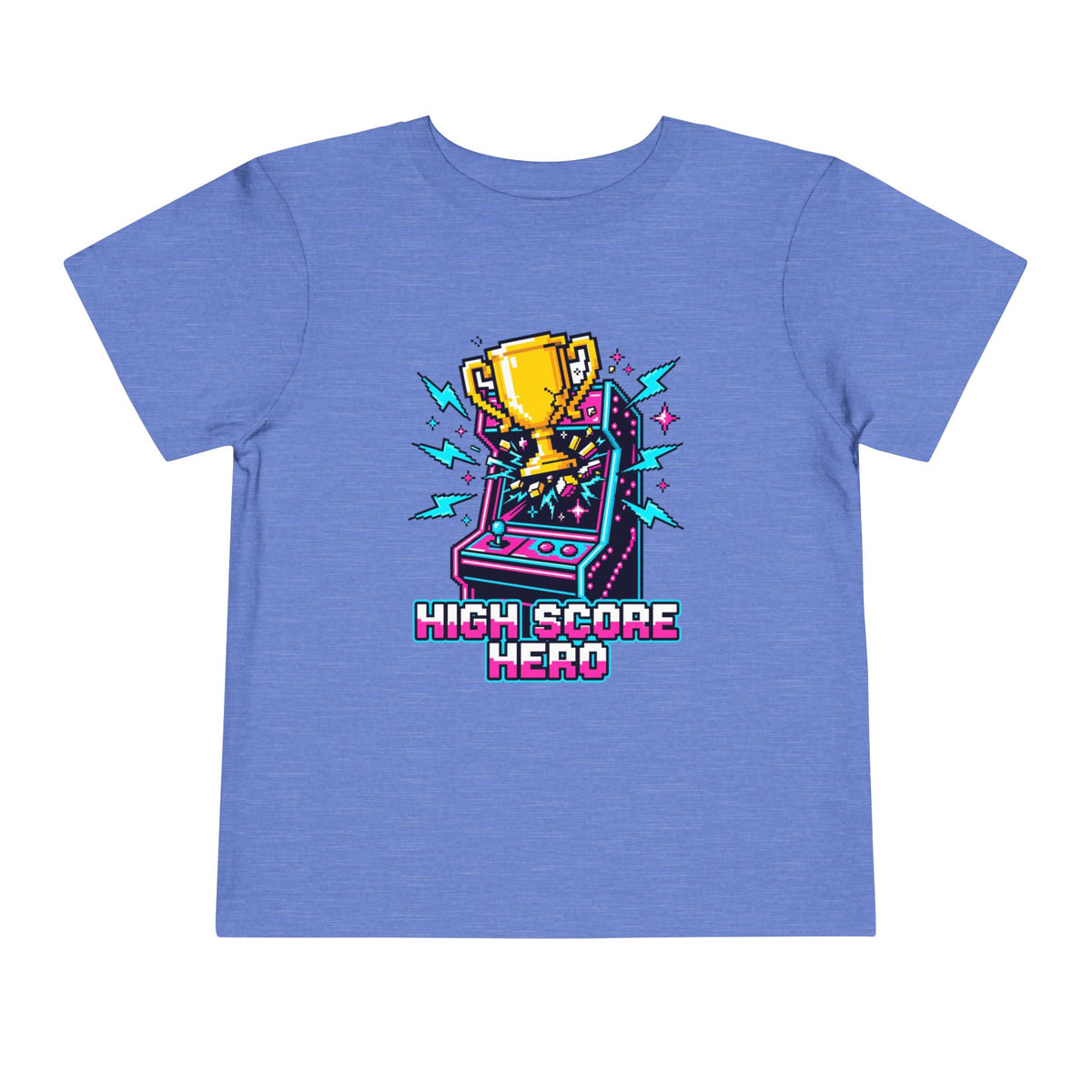 High Score Hero Arcade Game Toddler Short Sleeve Tee
