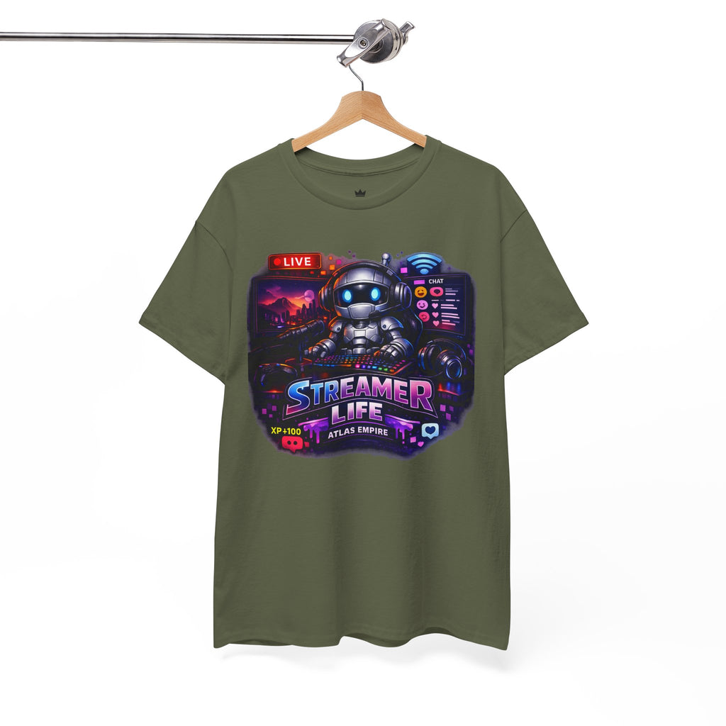 Streamer Life T-Shirt — Gamer Live Stream Graphic Tee