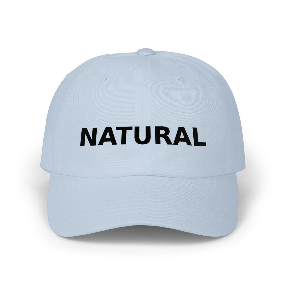 NATURAL Embroidered Dad Cap