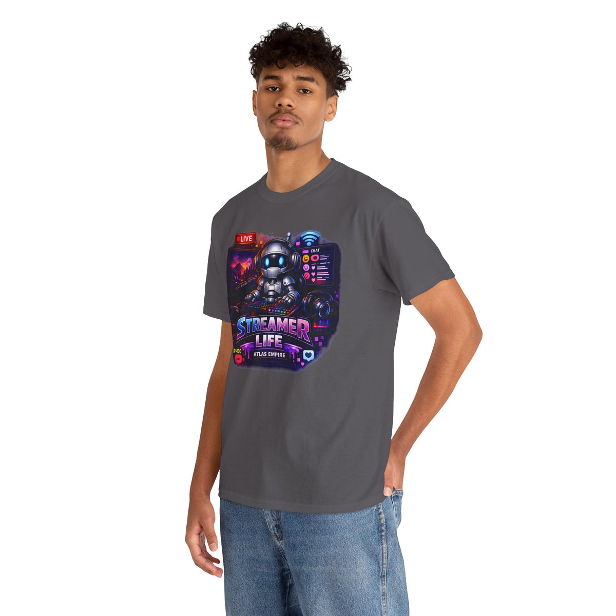 Streamer Life T-Shirt — Gamer Live Stream Graphic Tee