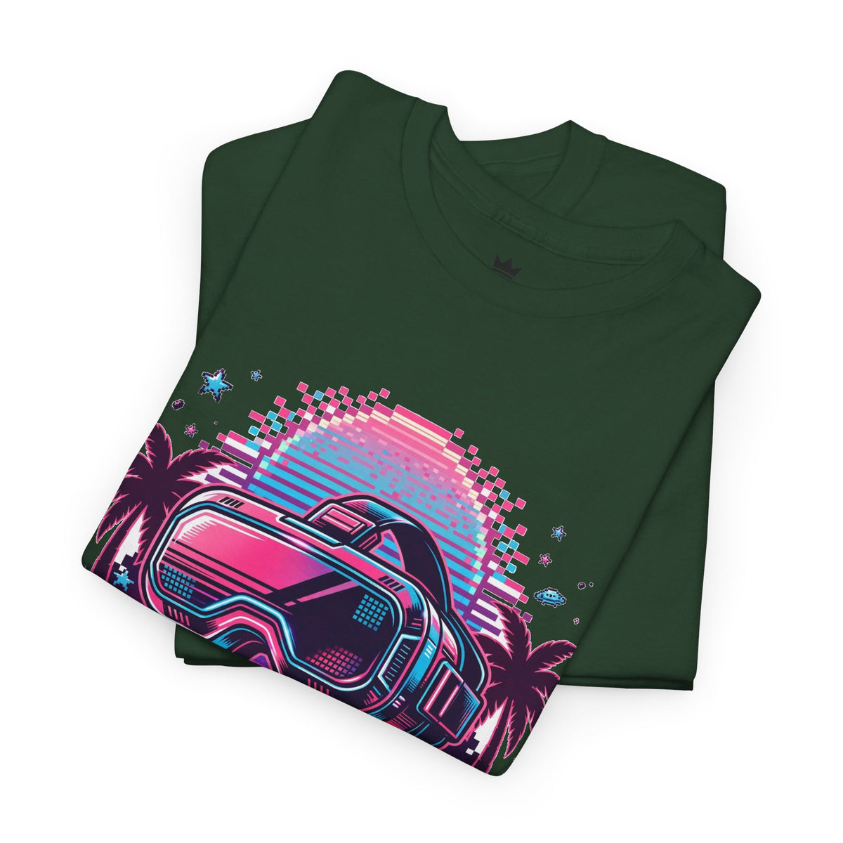 Retro-Future Graphic Tee — Neon Car Vaporwave T-Shirt