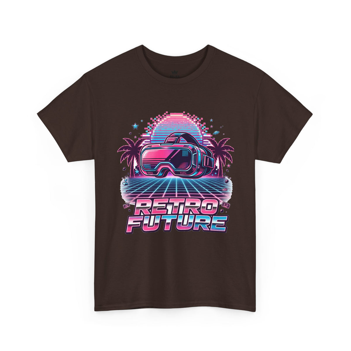 Retro-Future Graphic Tee — Neon Car Vaporwave T-Shirt
