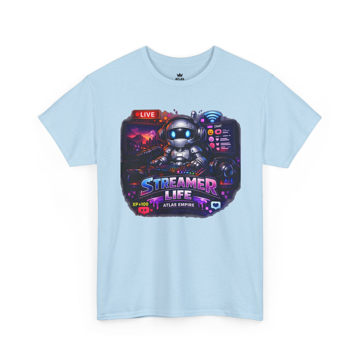 Streamer Life T-Shirt — Gamer Live Stream Graphic Tee