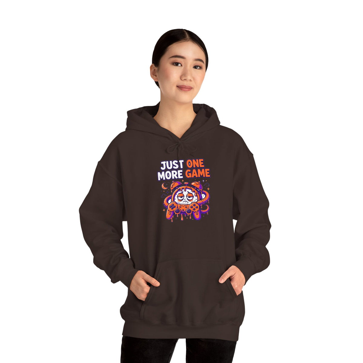 Just One More Game Gamer Hoodie – Cute Octopus Controller Gaming Sweatshirt