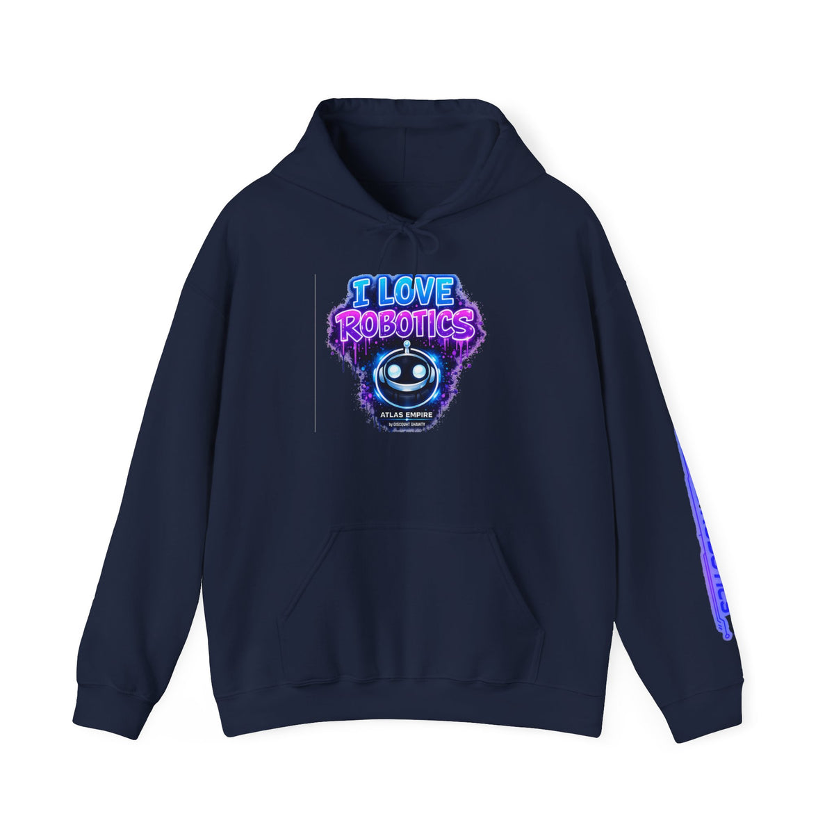 Heavy Blend Hooded Sweatshirt Unisex | Tech Robotics Hoodie | Warm Winter Hoodie