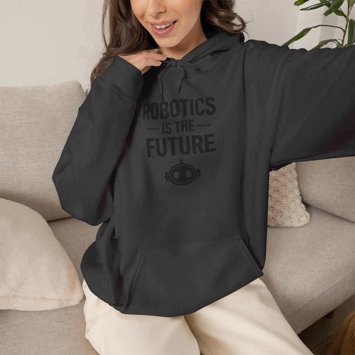 Robotics Is The Future Hoodie – Tech Enthusiast Robot Hoodie