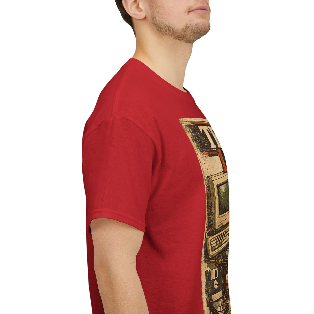 Tech Life T-Shirt — Retro Computer & Gadget Graphic Tee for Geeks