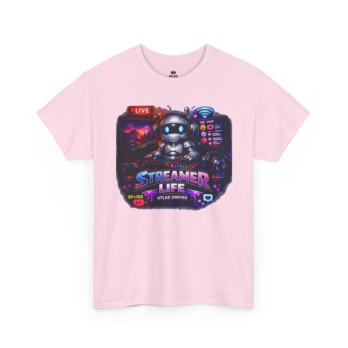 Streamer Life T-Shirt — Gamer Live Stream Graphic Tee