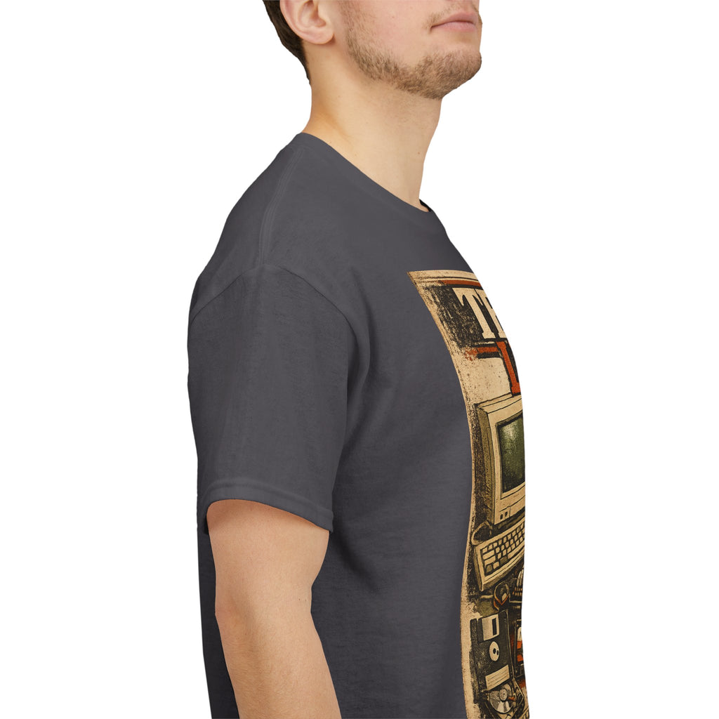 Tech Life T-Shirt — Retro Computer & Gadget Graphic Tee for Geeks