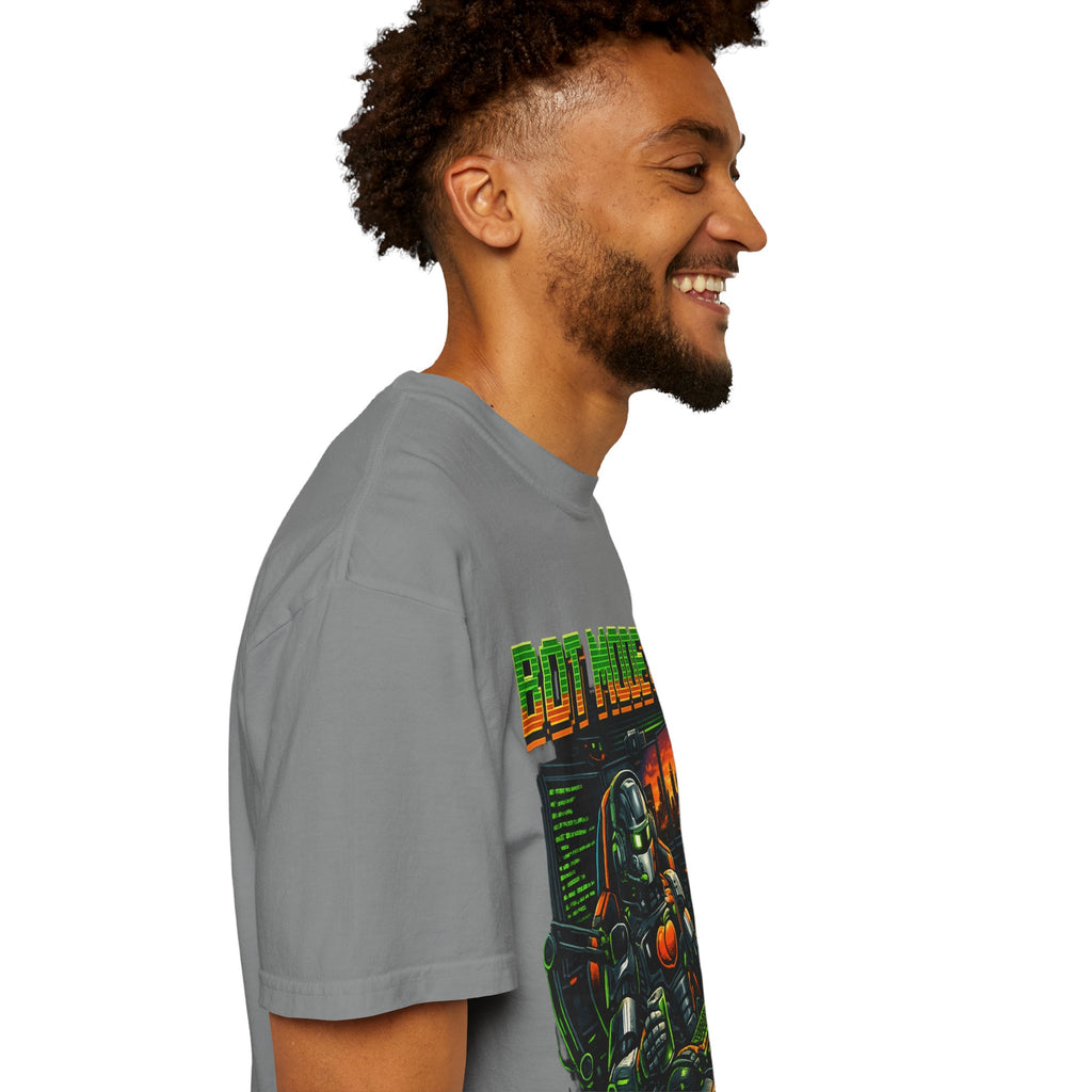 Bot Mode On T-Shirt — Retro Cyberpunk Robot Gamer Tee