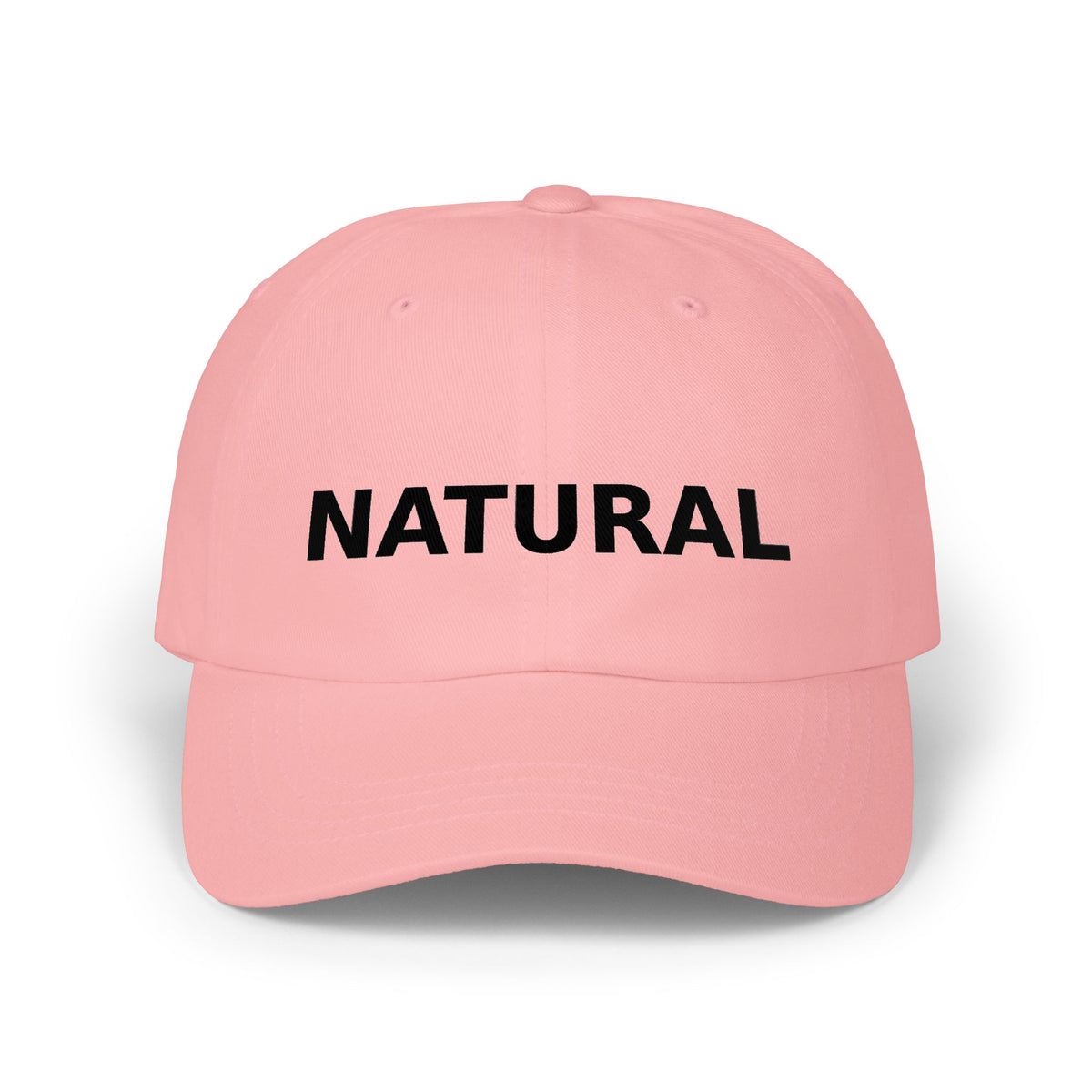 NATURAL Embroidered Dad Cap