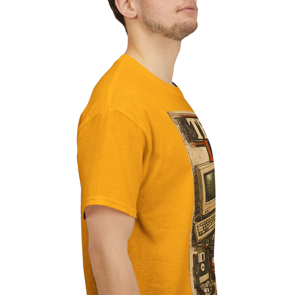 Tech Life T-Shirt — Retro Computer & Gadget Graphic Tee for Geeks