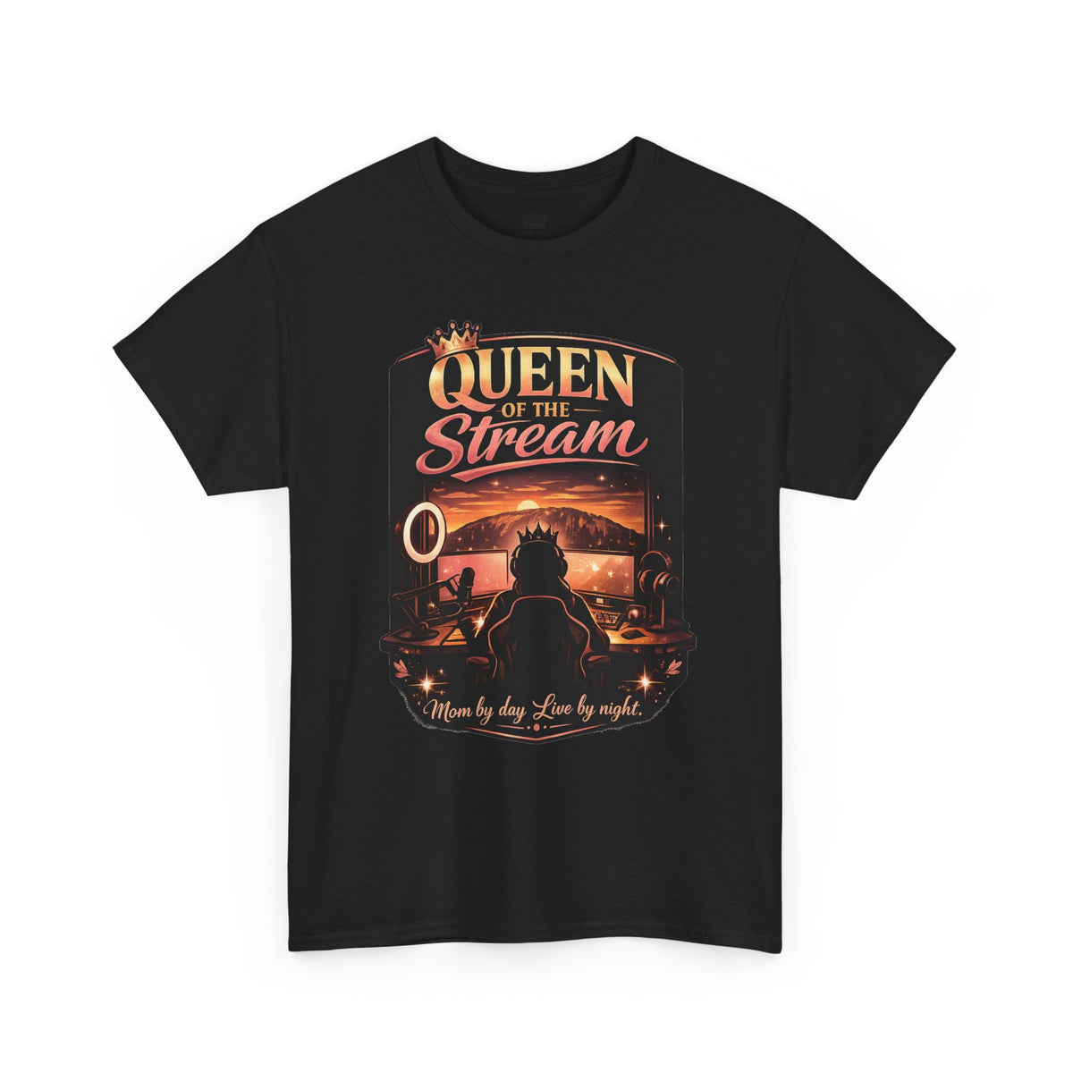 Queen of the Stream T-Shirt — Gamer Streamer Tee ("Queen of the Stream")