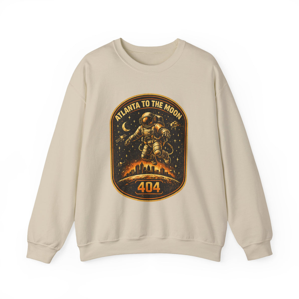 Atlanta To The Moon 404 Astronaut Sweatshirt