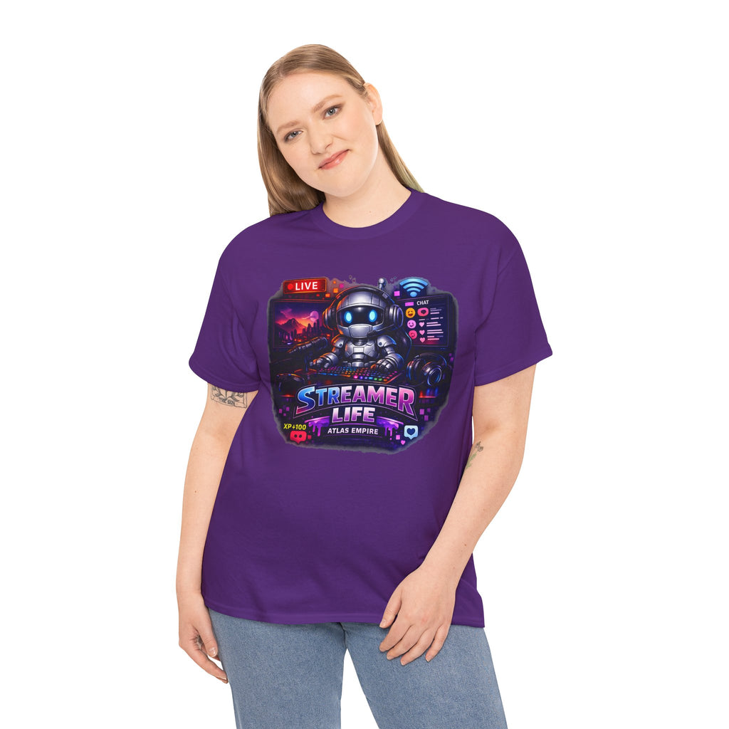 Streamer Life T-Shirt — Gamer Live Stream Graphic Tee