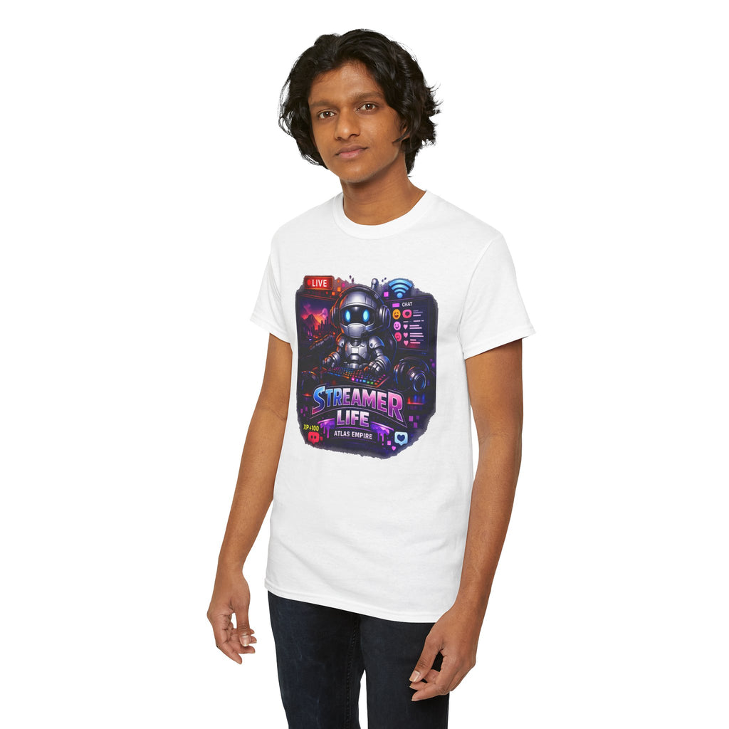 Streamer Life T-Shirt — Gamer Live Stream Graphic Tee