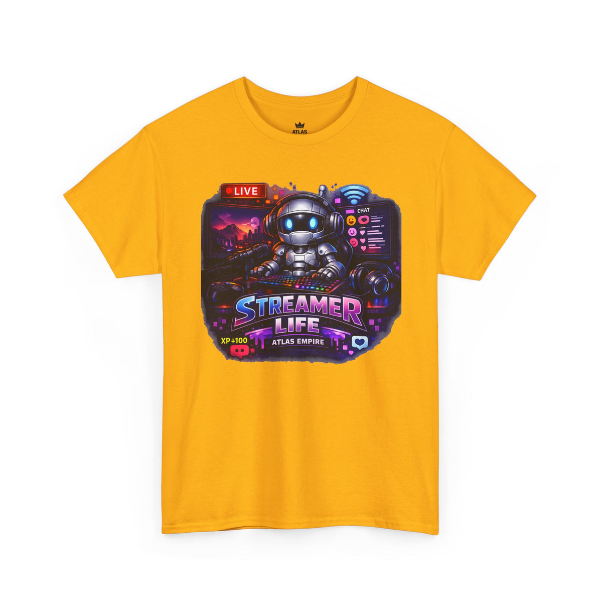 Streamer Life T-Shirt — Gamer Live Stream Graphic Tee