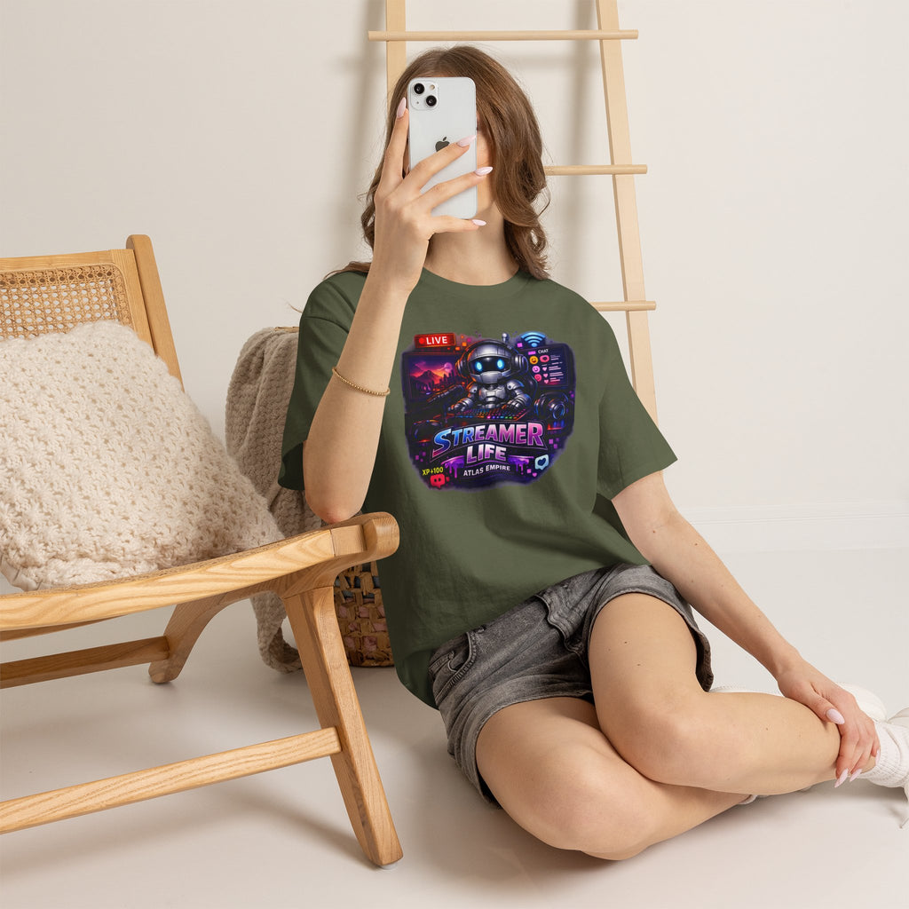 Streamer Life T-Shirt — Gamer Live Stream Graphic Tee