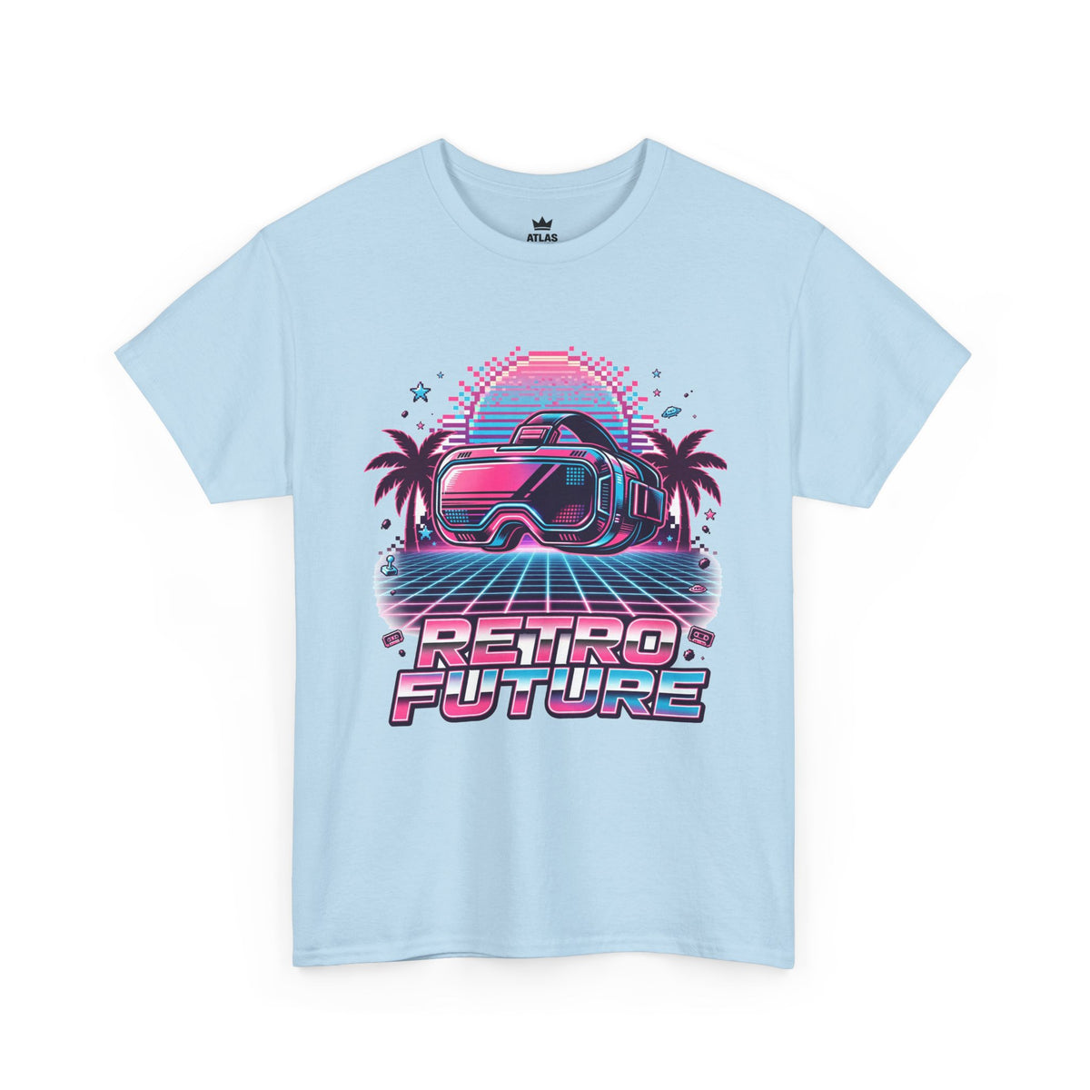 Retro-Future Graphic Tee — Neon Car Vaporwave T-Shirt