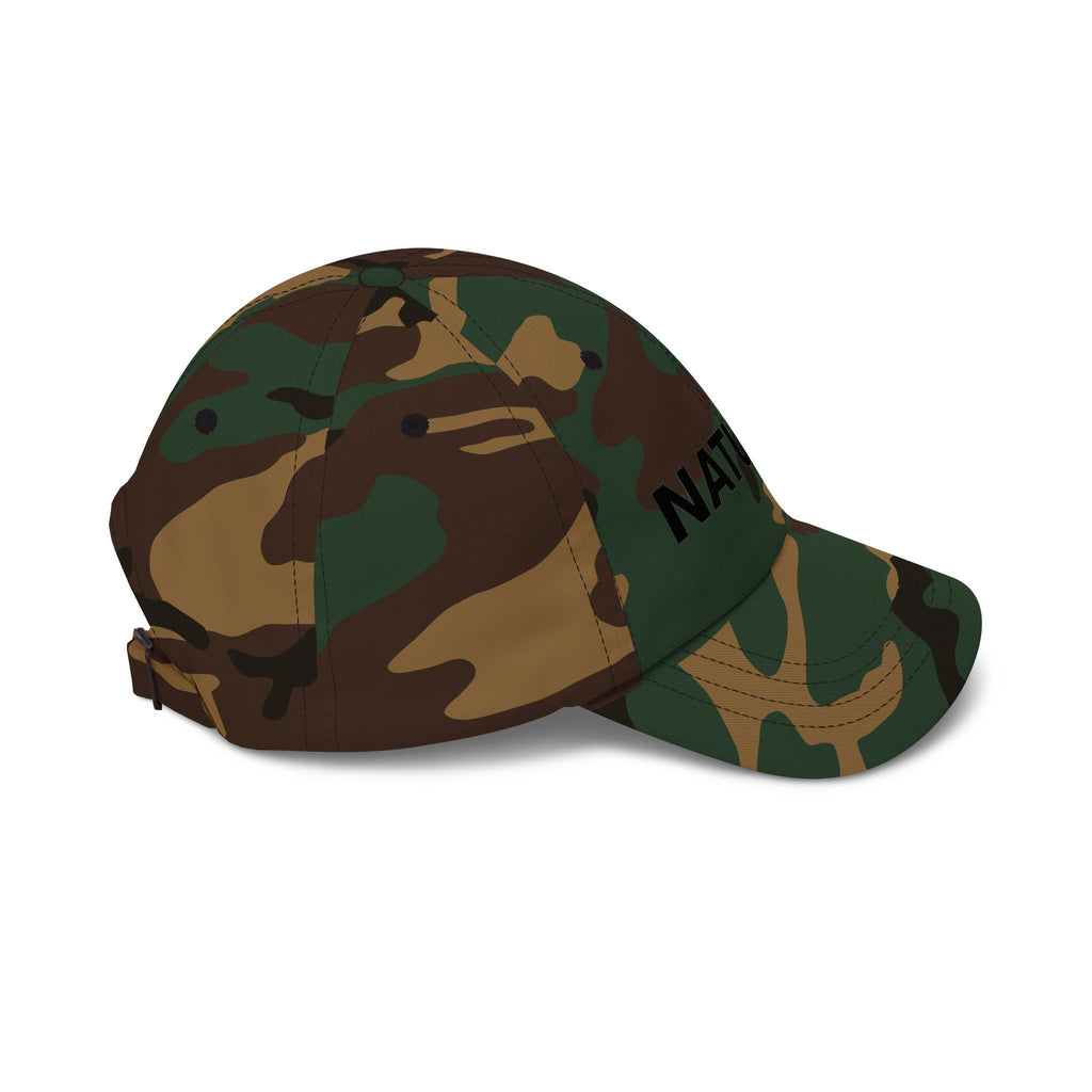 NATURAL Embroidered Dad Cap