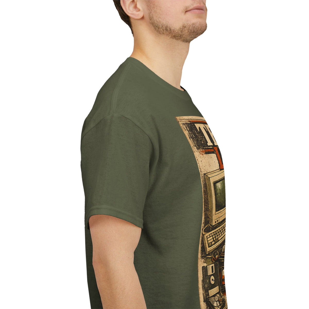 Tech Life T-Shirt — Retro Computer & Gadget Graphic Tee for Geeks