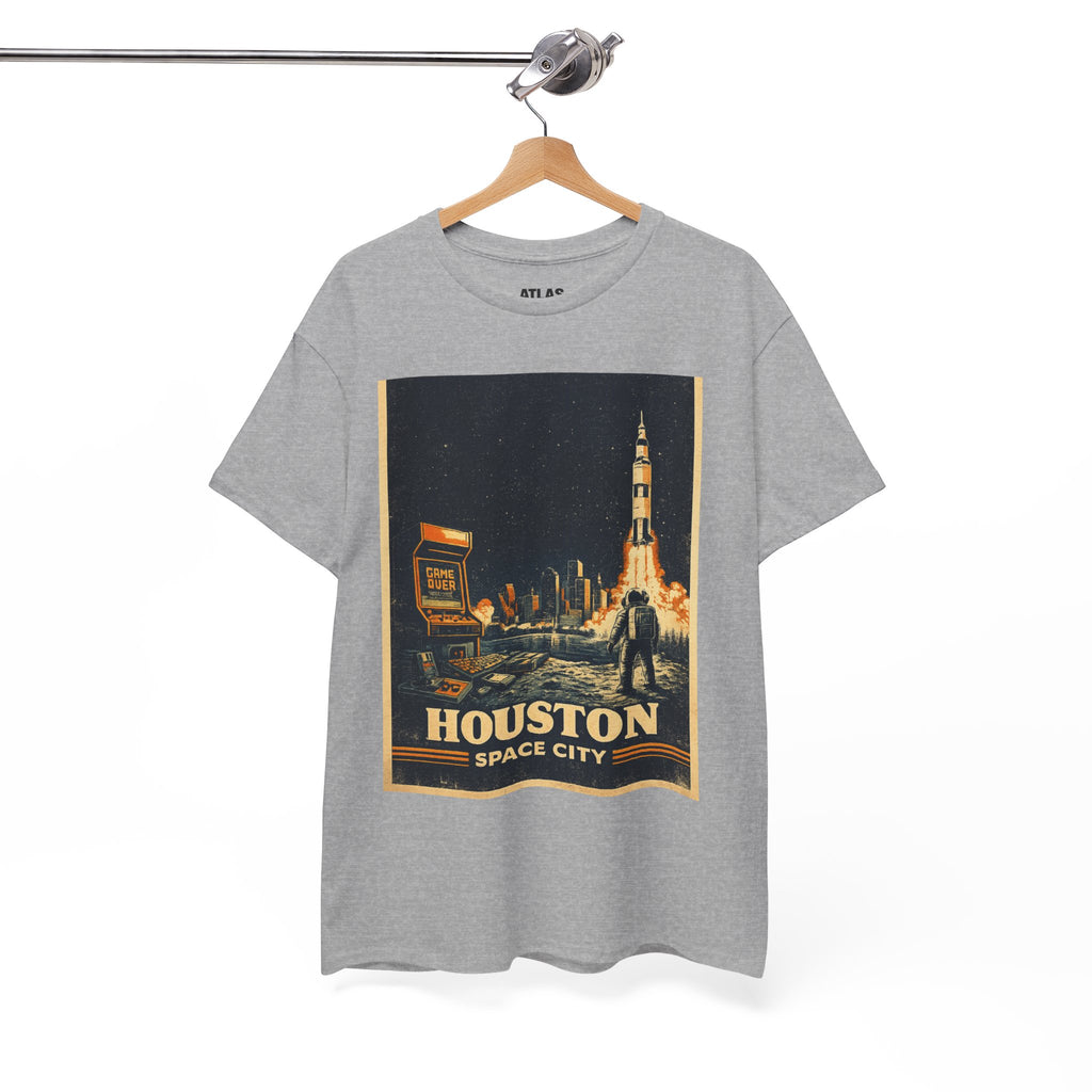 Houston Space City Rocket Launch Vintage T-Shirt
